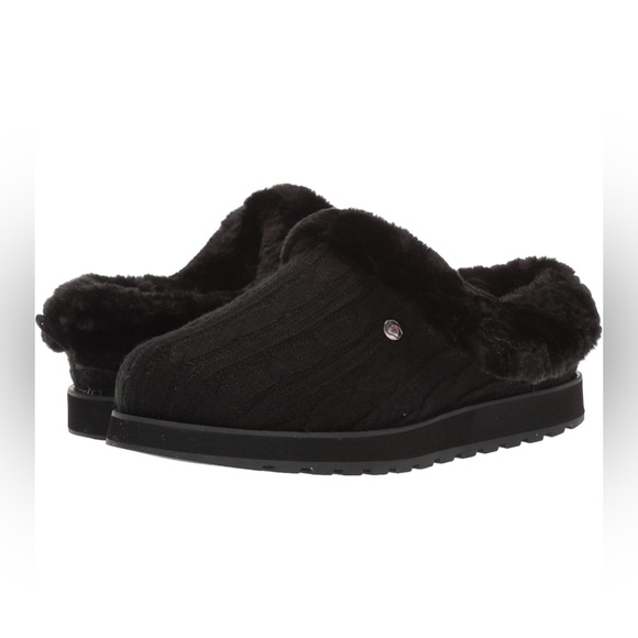 BOBS from Skechers Shoes - NWOT Skechers Women's Ice Angel Slipper Shoes Black 9